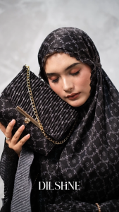 DILSHINE - Mukena Dewasa 2in1 Santorini Silk Motif Zelina