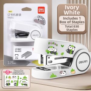 deli | Compact Student Multi-function Stapler