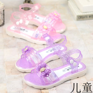 Giày Cao Gót Đính Pha Lê Cho Bé Gái Giày Đi Biển Mùa Hè Chống Trượt Giày Đế Bằng Pha Lê Giày Đế Cao Su Giày Đế Bằng Thời Trang Cho Bé Gái