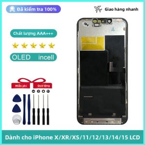 Bộ Phận Lắp Ráp Màn Hình Cảm Ứng OLED/LCD Incell Cho iPhone X/XR/XS/XS Max/11/12/13/14 Pro Max/Mini 15 - Linh Kiện Thay Thế Cho Các Mẫu iPhone