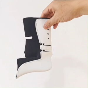 1pcs M or L Right or Left Adjustable Foot Drop Splint Brace Orthosis Support Ankle Joint Fixed Strip Guard Sports Hemiplegia Rehabilitation Fracture Boot