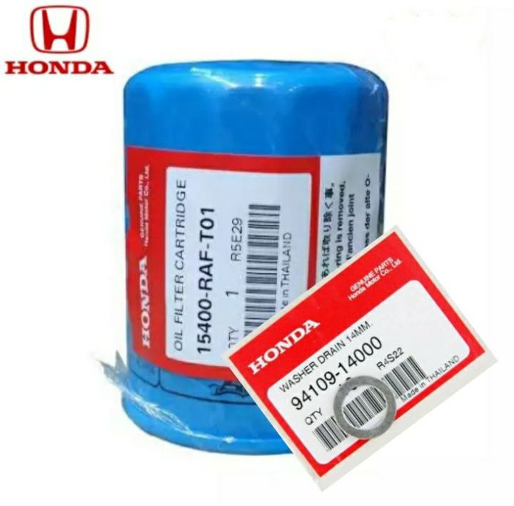 Honda Genuine Oil Filter w/ Free Drain Plug Washer Lazada PH
