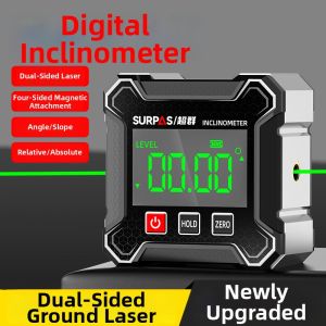 CHAOQUN | Digital Display Angle Measurer High Precision Green Laser Magnetic