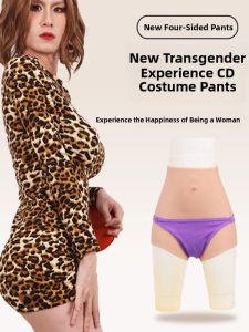 Silicone Crossdresser Panties Men to Women Changeable Gender CD Silicone Pants Secret Passage Style Womens Underwear