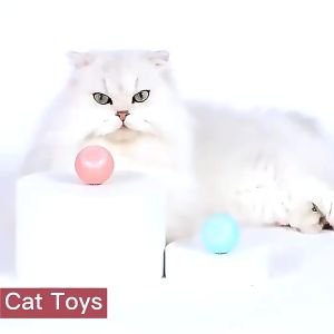 Pet Gravity Mainan Bola Kucing Smart Gravity Intelligent Roll Ball ABS + Silicone Material Tahan Gigitan Bola Gulir Otomatis PG-CT042 - 7CHZIIBL