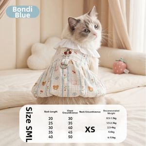 hipidog | Summer Lightweight Pet Shedding-Preventative Lace Belly Wrap Double Layer Dress