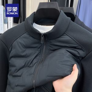 ROMON | Áo Khoác Lông vũ Nam Mùa Thu/Đông Nhẹ và Ấm