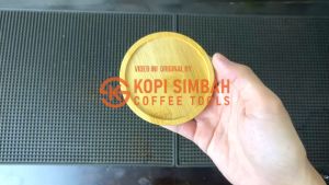 Tatakan Gelas Bahan Kayu Bambu Glass Mat Bamboo Coaster Diameter 8.5 cm