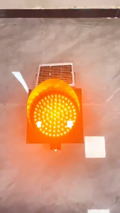 Wireless Solar Traffic Light Security Led Traffic Solar Powered Blinker Traffic Signal Light