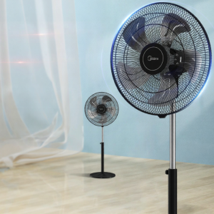 Midea | Midea High Power Floor-standing Fan Large Wind Force Industrial Bull Horn Fan Aluminum Blade Oscillating Commercial Use
