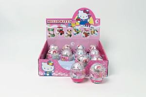 Sanrio Hello Kitty 45th Anniversary Summer Vacation Building Blocks Blind Egg Cute Kitty Cat Mini Figure Bricks Kids Toy Gift