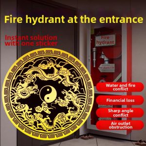 WANSHIXIANG | Feng Shui Correction Sticker for Outdoor Fixtures Door Entrance