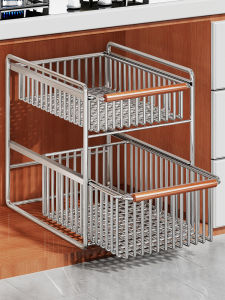 Extendable Shelf Organizer for Kitchen Sinks and Cabinets
