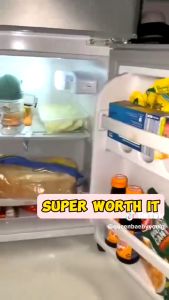 64L Refrigerator Freezer 2 Door Inverter Small Refrigerator Save Electricity Power Saving Mute Household Large-capacity Frost Fridge with Chill Freezer Ref for Room Office Dormitory Hotel