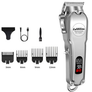 Professional Dog Hair Clippers Full Metal Rechargeable Pet Trimmer Cat Shaver Cutting Machine Puppy Grooming Haircut Low Noice
