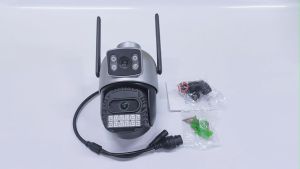 Hamrol 10MP 5G&2.4GHZ Dual Lens PTZ WiFi Camera Human Tracking Smart Night Vision Wireless CCTV O-KAM App