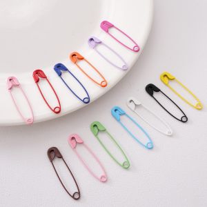 20pcs/bag Iron Alloy Spray Painted Colored Pins Brooch Pins DIY Jewellery Sewing Clothing Safety Pin Sewing Tool Accessories
