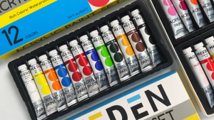 MEEDEN Beginners Acrylic Paint Set: 12/24/48 Colors 12ml/0.41 fl oz Heavy Body Art Craft Paints - Rich Pigment Hobbists Halloween Pumpkin Painting for Adults on Canvas Wood Fabric