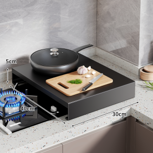 WUBUWEI | Elevated Stove Cover Shelf Gas Stove Concealing Plate