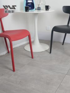 New Adult Plastic Minimalist Dining Chair Household Eating Armchair Scandinavian Pp Stool Minimalist Dining Table and Chair