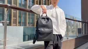 Techdoo Tas Ransel Pria Sekolah Fashion Trendy Tas Punggung Cowok Waterproof TR742