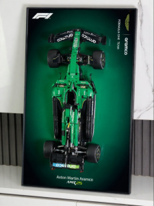 Aston Martin F1 AMR25 LEGO Compatible Background Panel