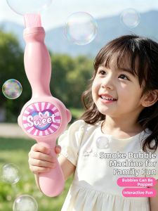 JIEBITU | Princess Smoke Bubble Machine For Children