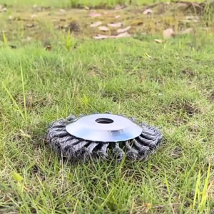 6 Inch Kepala Sikat Pisau Mesin Potong Bahan Kawat Rumput Baja Grass Trimmer Mata Bulat BR156