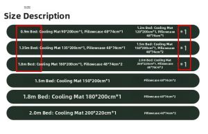 BEIPIN | Breathable Latex Cooling Mat Three-Piece Set