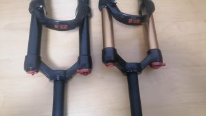 Meroca Aluminum Alloy 27.5 /29er MTB Air Front Fork Suspension Should Control Locking Mountain Bike MTB Air Fork【COD】【Free Shipping】