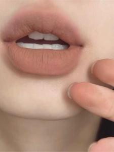 HANBIXIONG | Waterproof Smudge-proof Matte Lipstick Nude Brown