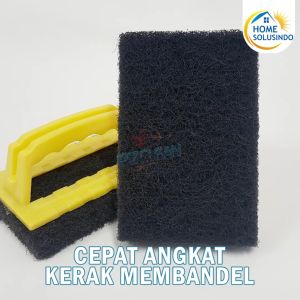 MRBLINKZ Black Pad - Sikat Pembersih Keramik Lantai DInding Kamar Mandi - Pembersih Kerak Membandel