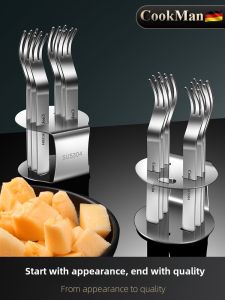 Nĩa Trái Cây Inox 304 Món Tráng Miệng Bánh Nhỏ Dĩa Dụng Cụ Ăn Que Trái Cây Bộ Đế Sử Dụng Tại Nhà Dễ Thương Trị Nĩa