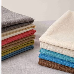 Thickened Cotton Linen Tablecloth Pure Color Simple Modern Rectangular Dining Table Cloth Book Desk Mat Home Textile Tablecloth