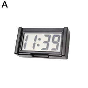 Mini Car Digital Clock Large Screen Display High Precision Time & Temperature Multifunctional with Alarm Countdown Features