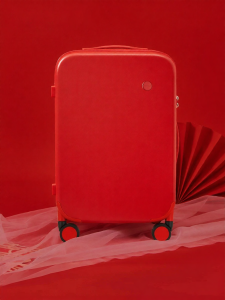 Mixi | Bridal Red Password-Protected Travel Suitcase 20 inch