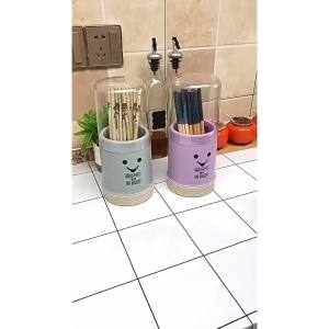 Ống đũa Hộp Đựng Đũa Dễ Thương Có Nắp Chống Bụi Giá Dụng Cụ Bằng Nhựa Thân Thiện Với Môi Trường Đế Thể Tháo Rời LAZYL