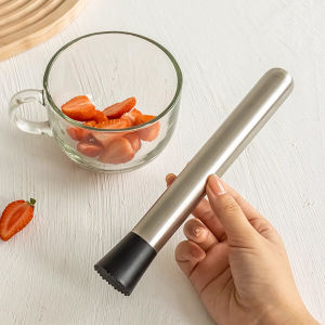 AIK ไม้บดคอกเทล สแตนเลสทนทาน ไม้บดกระเทียม แท่งบดน้ำแข็ง บดผลไม้ Ice Hammer