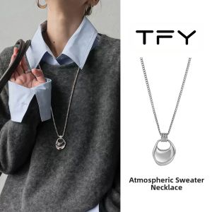 TFY | Elegant and Refined Silver Pendant Necklace