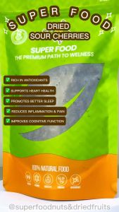 Pitted Dried Sour Cherry - Naturally Tangy Perfect for Salads Cereal Yogurt Toppings and Snacking 250g & 500g