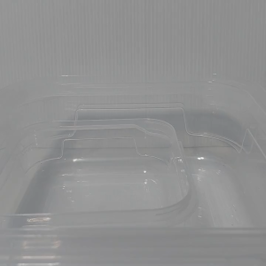 กล่องอาหารทรงสีเหลี่ยมเอนกประสงค์ชุด3ชิ้น3ขนาดอุ่นอาหารในไมโครเวฟได้