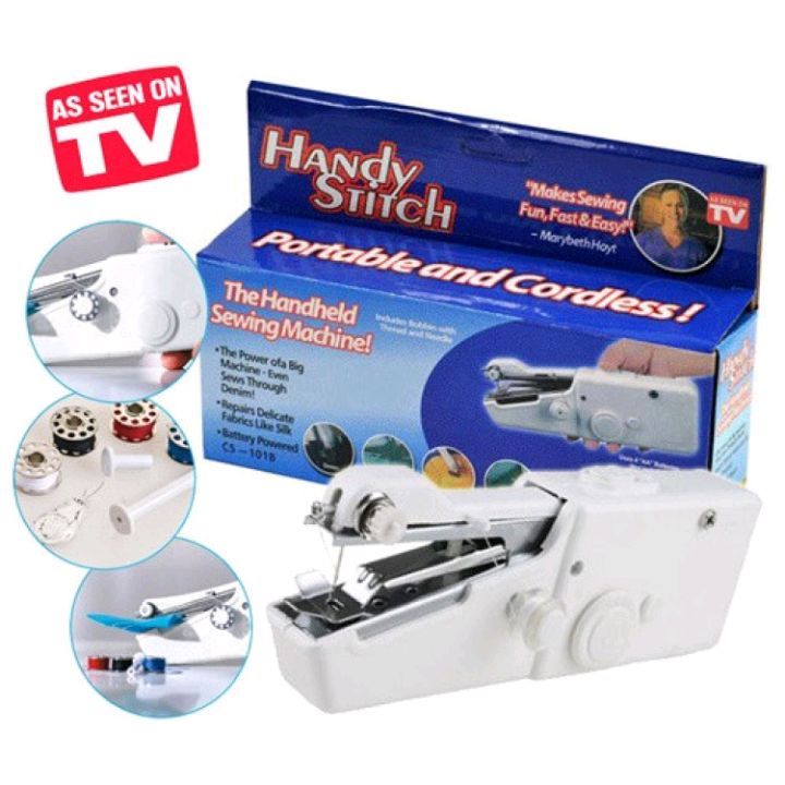 Mesin Jahit Tangan Otomatis Handy Stitch Portable Handheld Sewing Machine