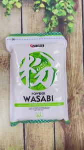 Bột Wasabi Nissi 1KG – Wasabi Powder Bột Mù Tạt Xanh Cay Nồng Cho Sushi Sashimi Nhà Hàng Quán Ăn