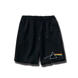 European-American Rock Band Cotton Shorts - Pink Floyds "The Dark Side of The Moon" - Large Size Mens Five-pair Pants