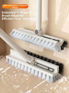 youqin | Multipurpose No-Blind-Spot Floor Scrub Brush Long Handle
