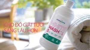 Nước giặt đậm đặc chuyên dụng cho quần áo trắng Stanhome White Wash 750ml/chai