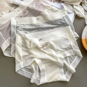 คุณภาพกางเกง DA CHAO สำหรับผู้หญิง รอยต่อชุดชั้นในผ้าไหมแข็งใส่สบายกางเกง รูปแบบระบายอากาศ การค้าที่สนใจ