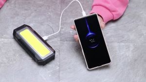 Multi-function LED Flashlight COB Work Light 1000LM Working Lamp Emergency Lighting with Hook and Magnet Type-C