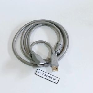 Cáp nối dài USB 2.0 dài 1.5m / 3m (Màu xám cáp dày chống nhiễu)