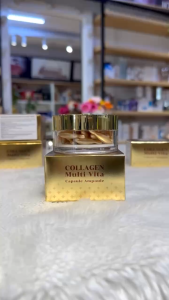Viên Collagen tươi Multi Vita trắng da chống lão hóa Ammud Ampoule Hàn Quốc hộp 38v